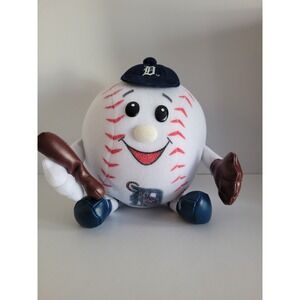 Vintage Detroit Tigers MLB Baseball Plush Mascot Good Stuff Old English